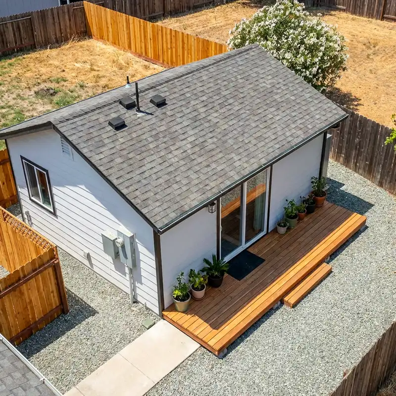 Backyard Cottage after